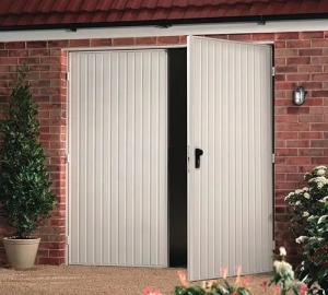 Steel Side-Hinged Garage Door: Reliable Security and Classic Design